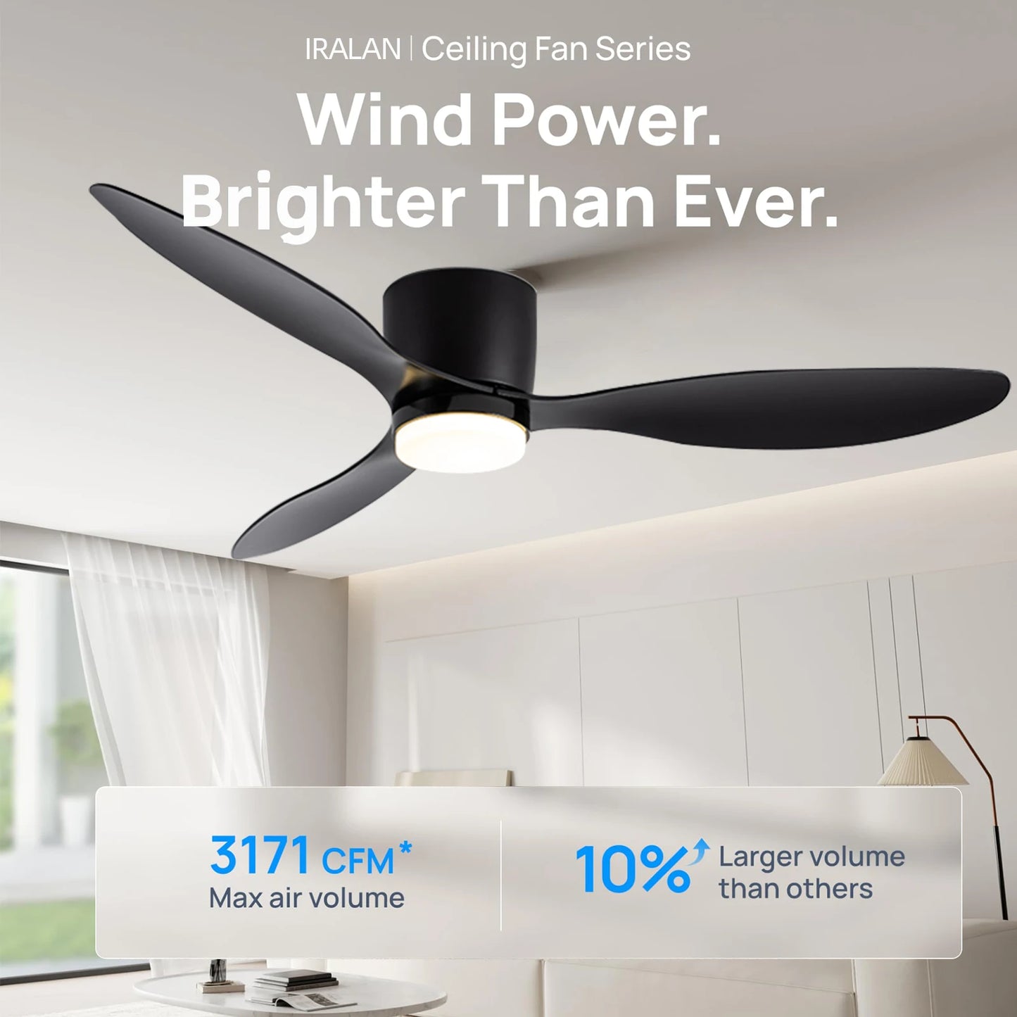 3 Blade LED Ceiling Fan