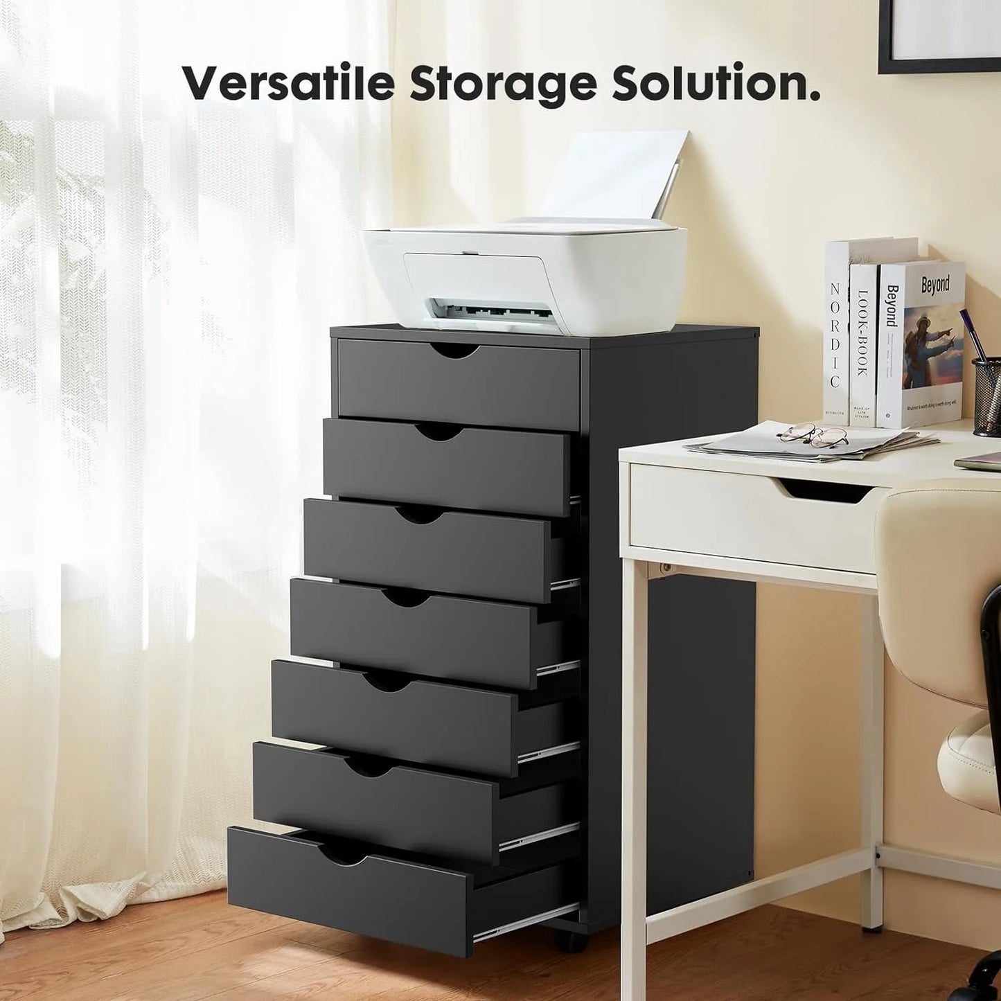 7 Drawer Chest Rolling Filing Cabinet