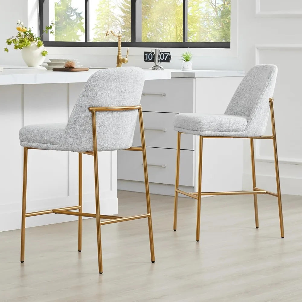 Modern Counter Height Bar Stools Set of 2