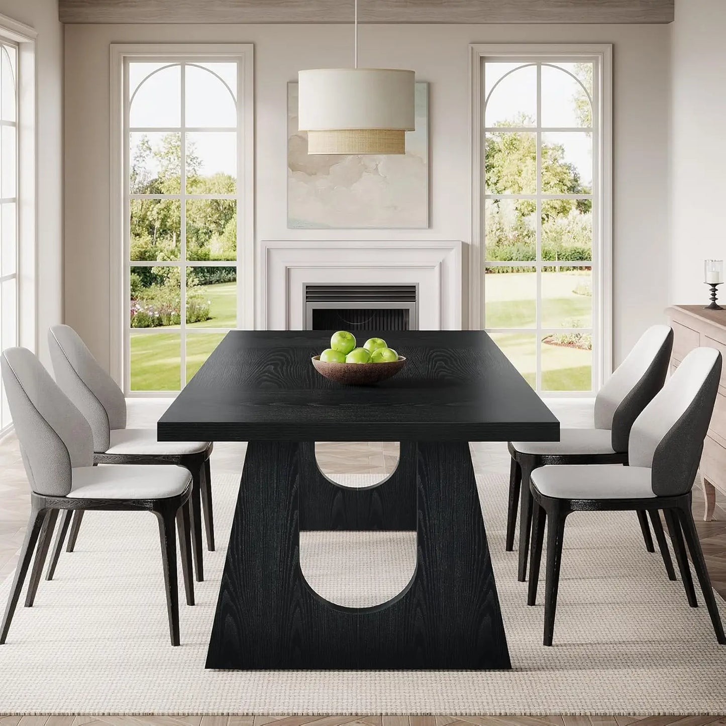 71" Wood Rustic Rectangular Dining Table