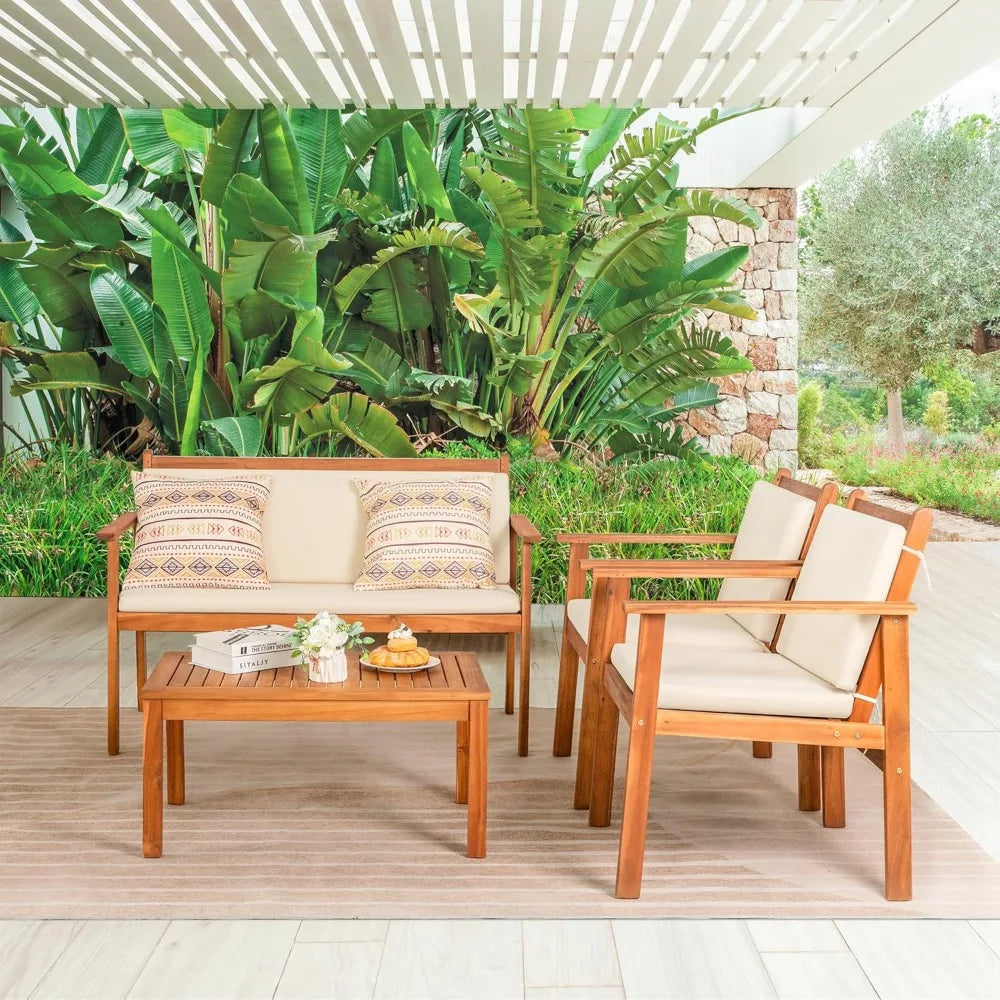 4 Piece Bistro Patio Set