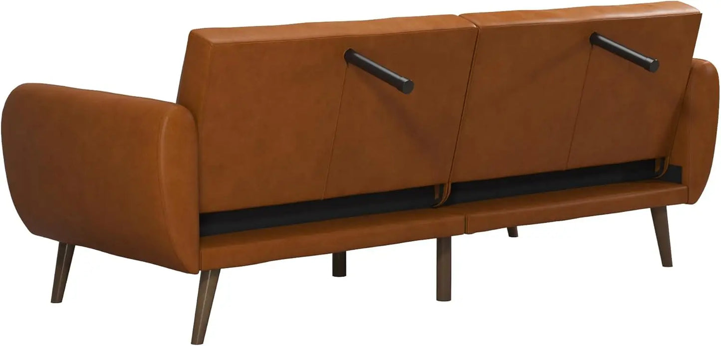 Faux Leather Sofa Bed
