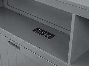 Hydraulic Platform with LED Headboard Bed