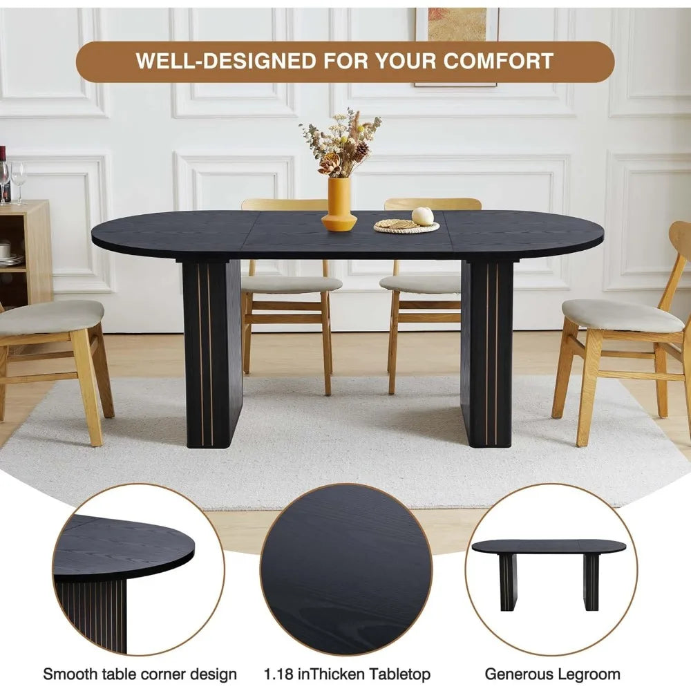 Oval Modern Dining Table