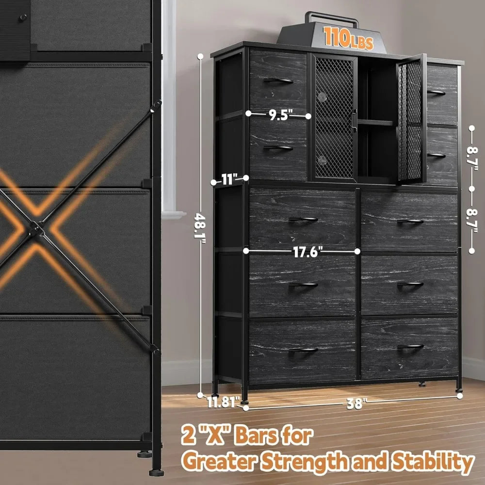 10 Dresser Chest with Mesh Door