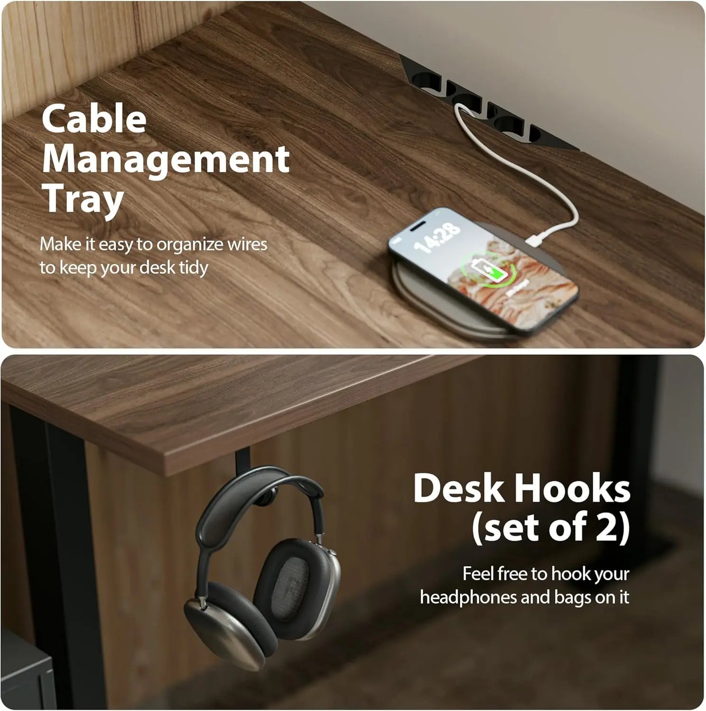 L Shaped Adjustable Standing Desk