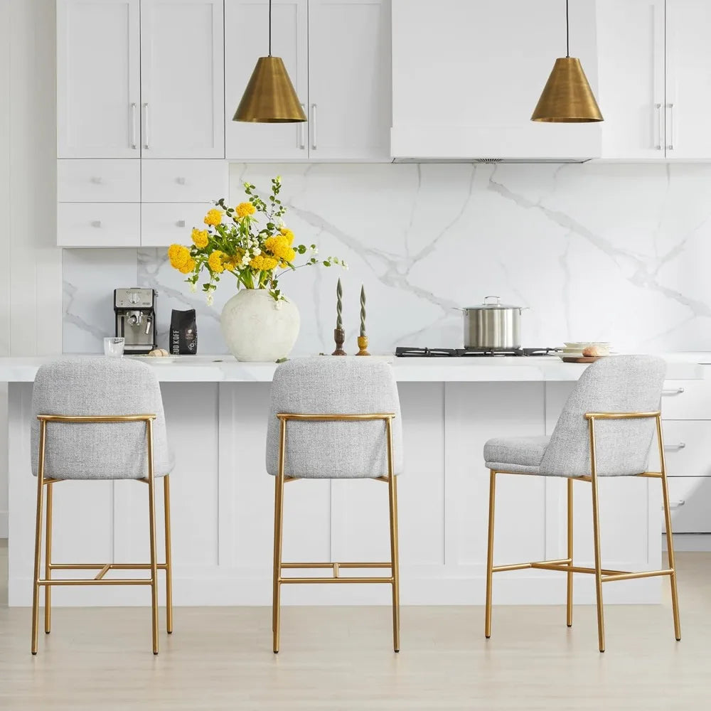 Modern Counter Height Bar Stools Set of 2