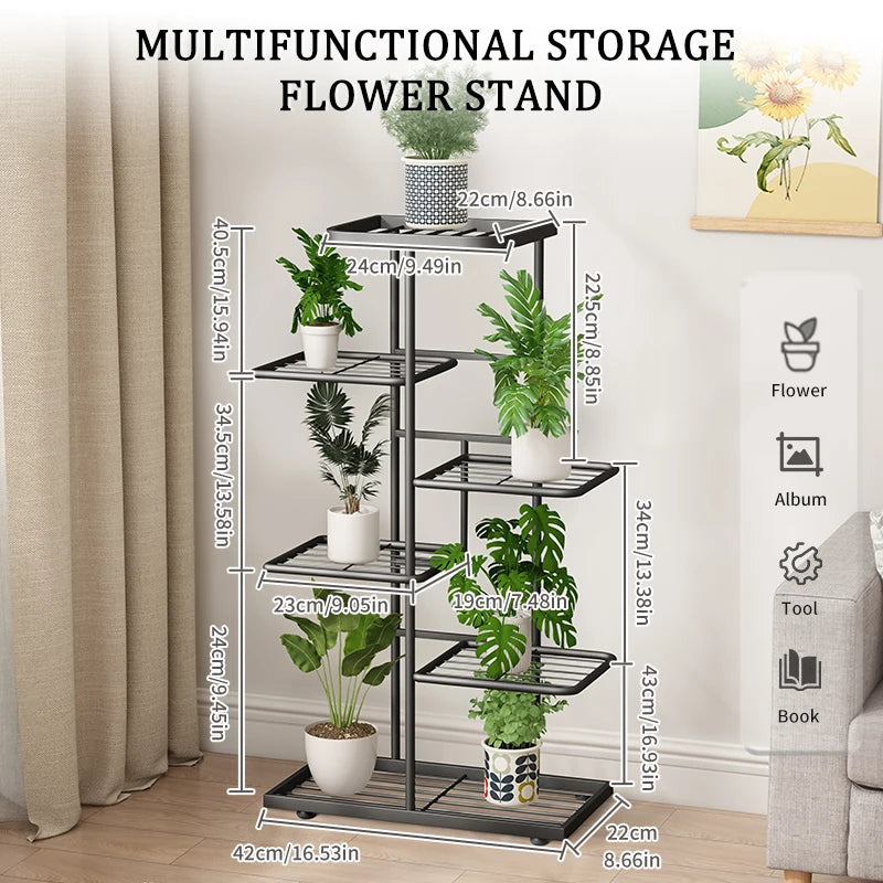 Floor Plant Shelving Stand