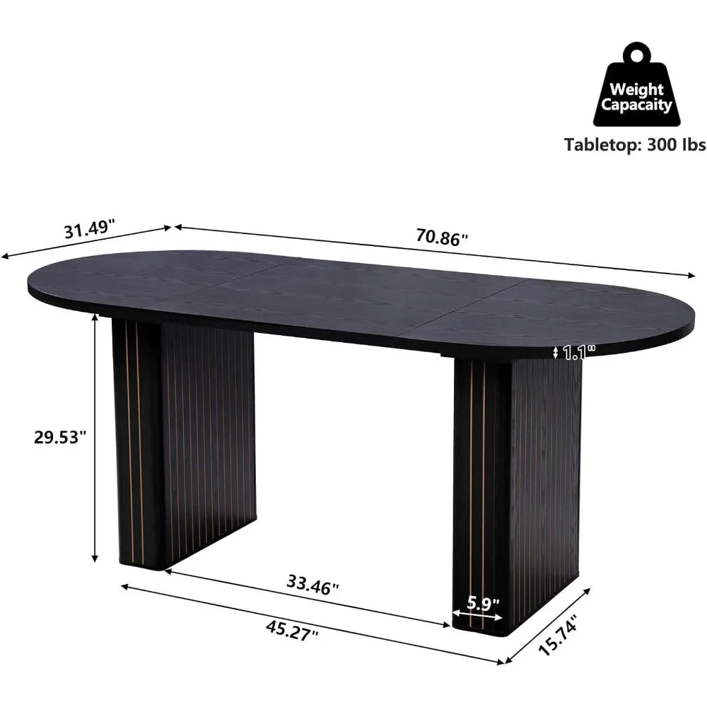 Oval Modern Dining Table