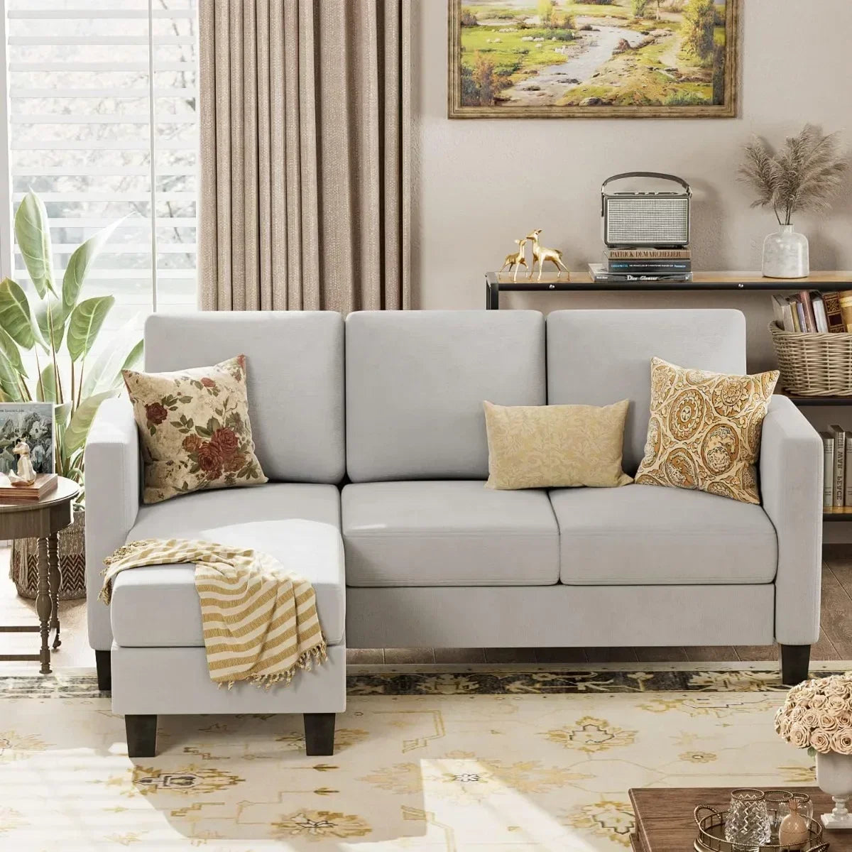 Light Gray Small Sofa