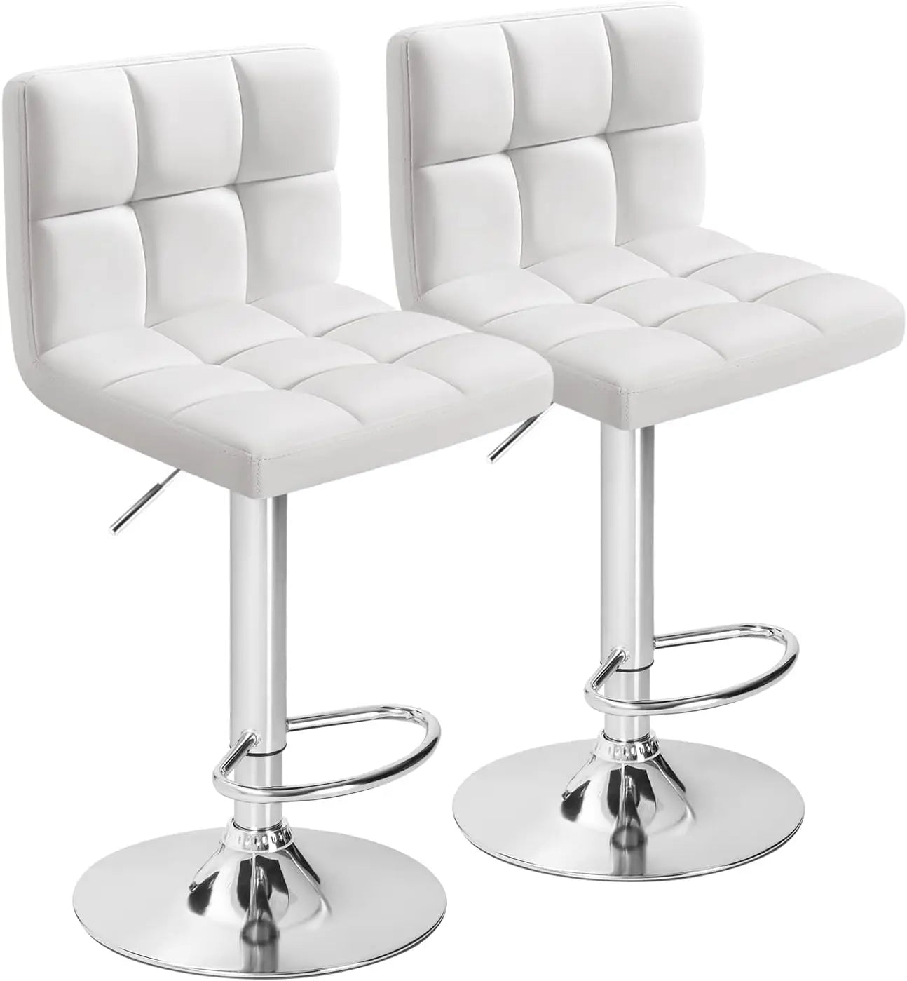 Swivel Hydraulic Bar Stools Set of 2