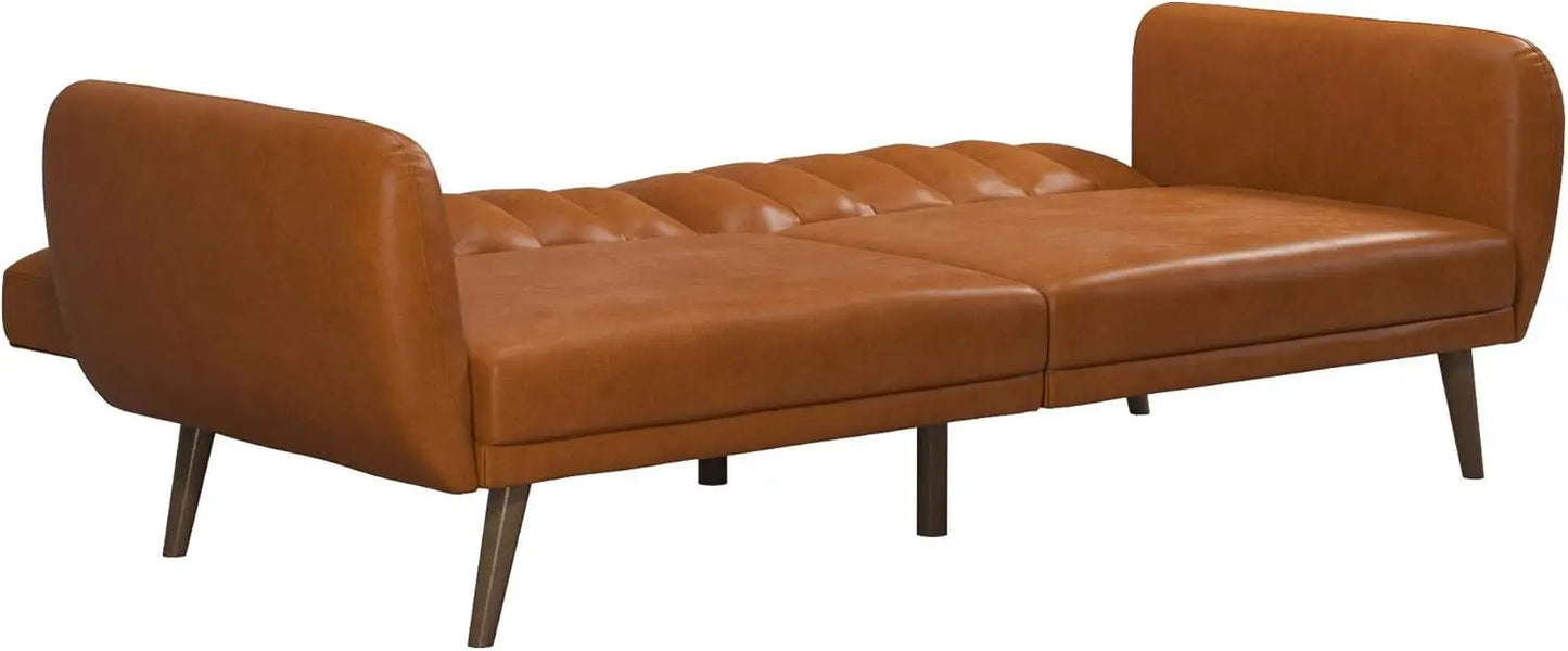 Faux Leather Sofa Bed