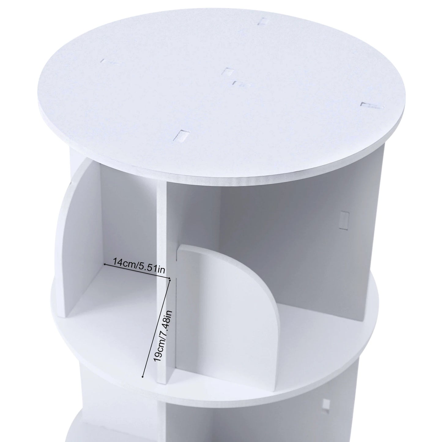 360 Degree Rotating Bookshelf