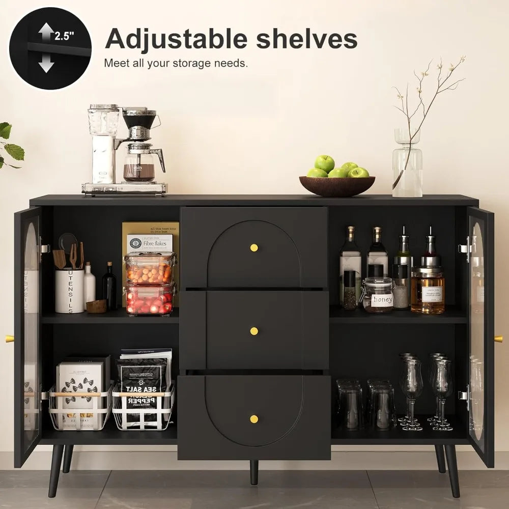 47" Arched Modern Buffet