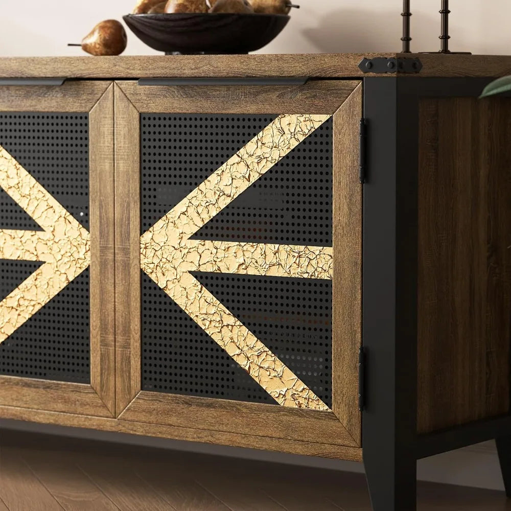 70" Rustic Farmhouse Entertainment Center