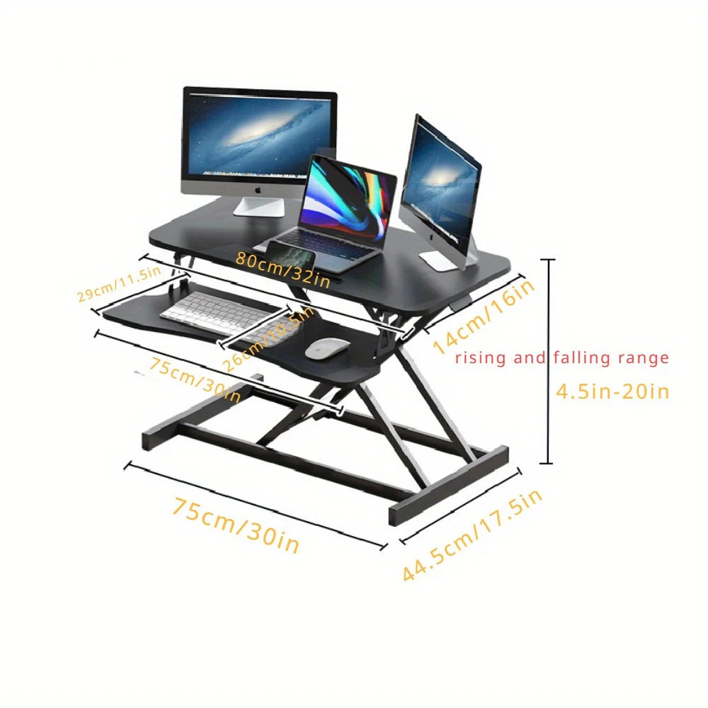 32" Adjustable Desk Topper