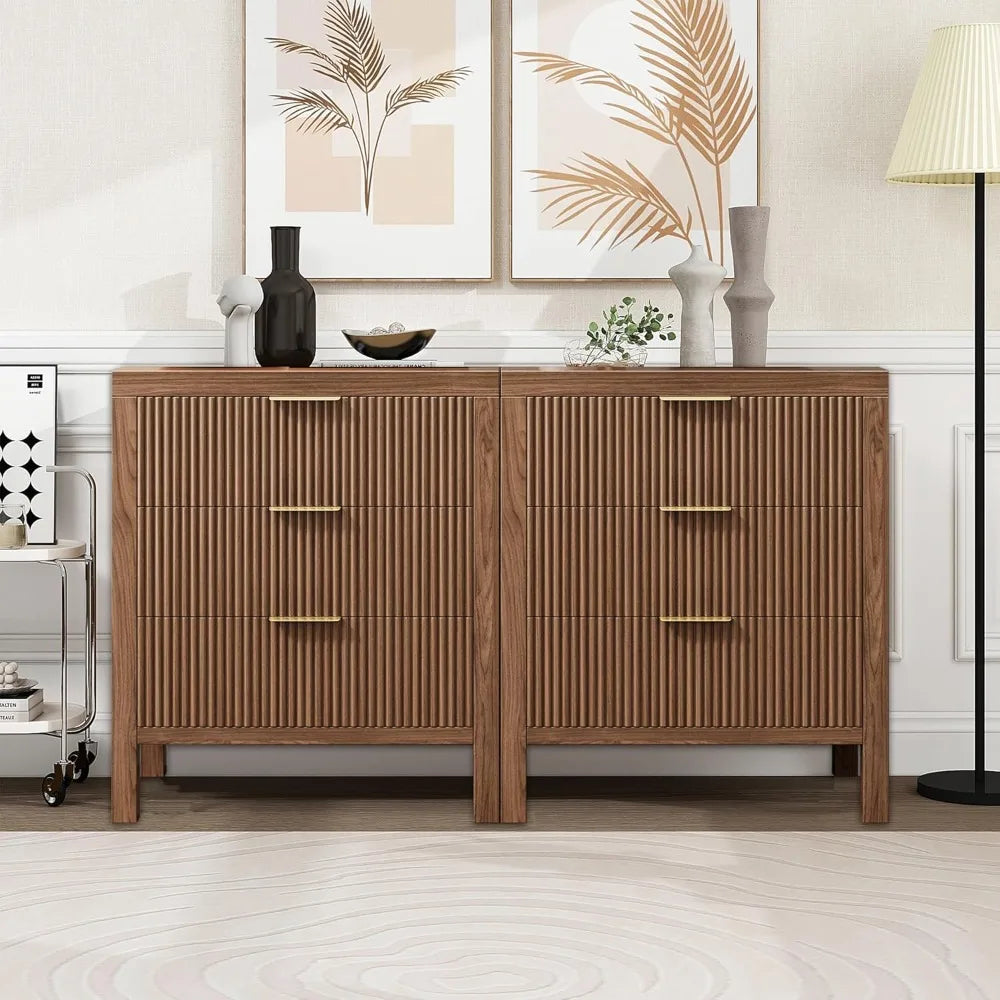 Fluted Farmhouse Nightstand
