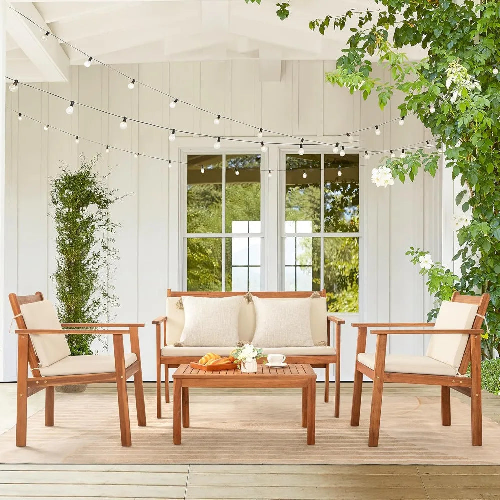 4 Piece Bistro Patio Set