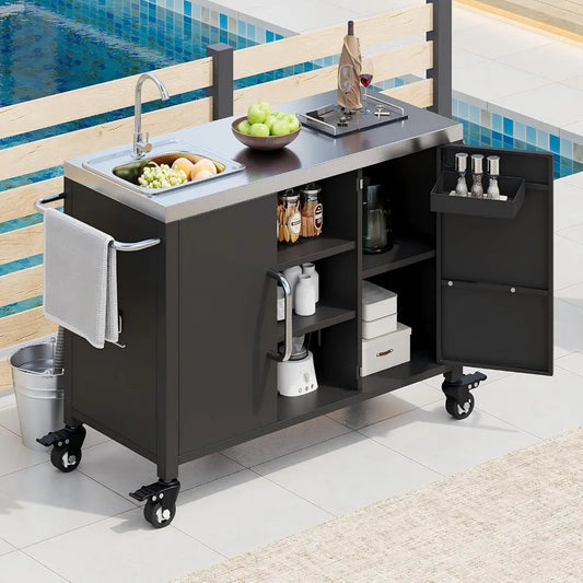 Outdoor Kitchen Mobile Bar