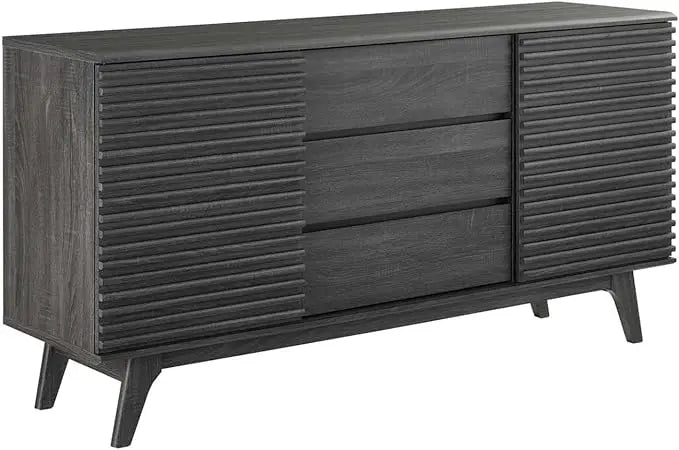 63" Mid-Century Modern Sideboard Buffet Table