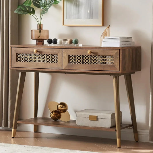 42" Mid Century Modern Console Table
