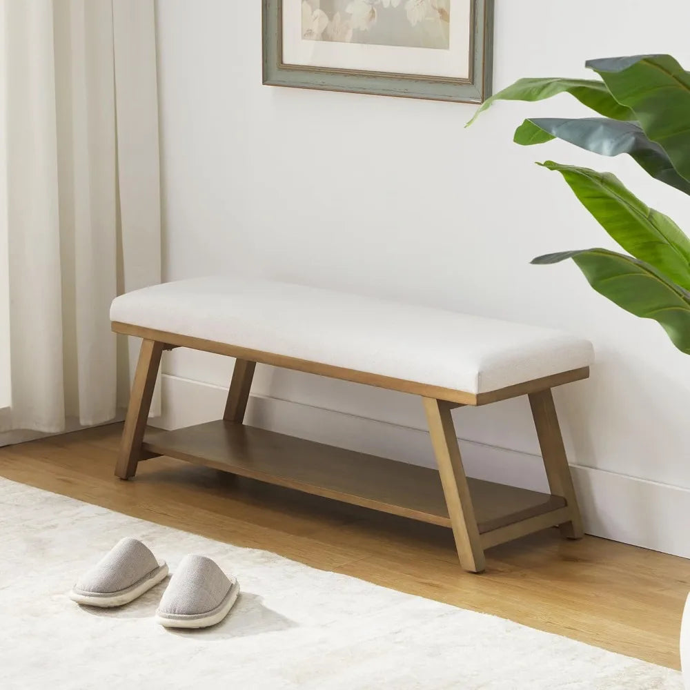 45" Upholstered Entryway Bench