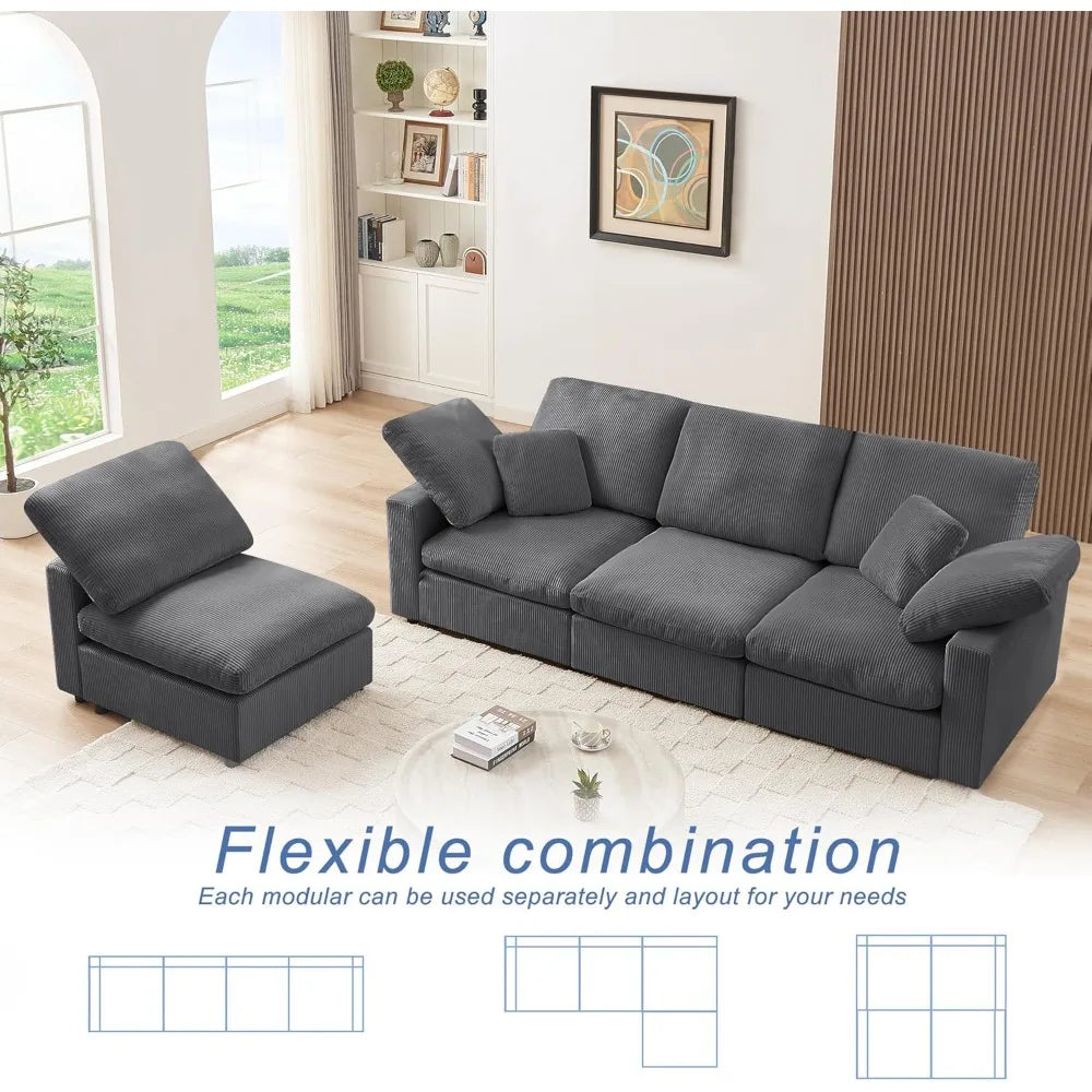 143“ Oversized Sectional