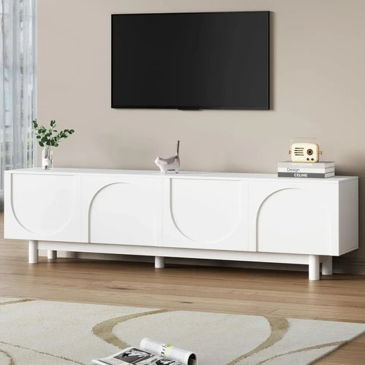 Modern Arched Entertainment Center