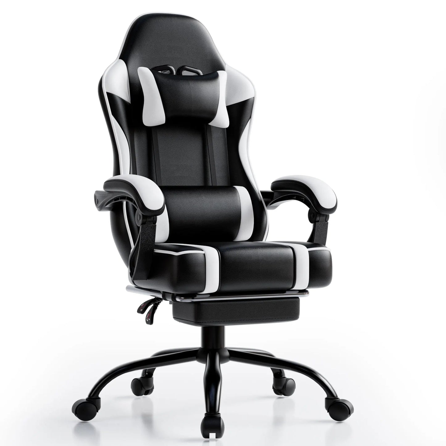 Adjustable Gaming Chair - Lumbar & Leg Support