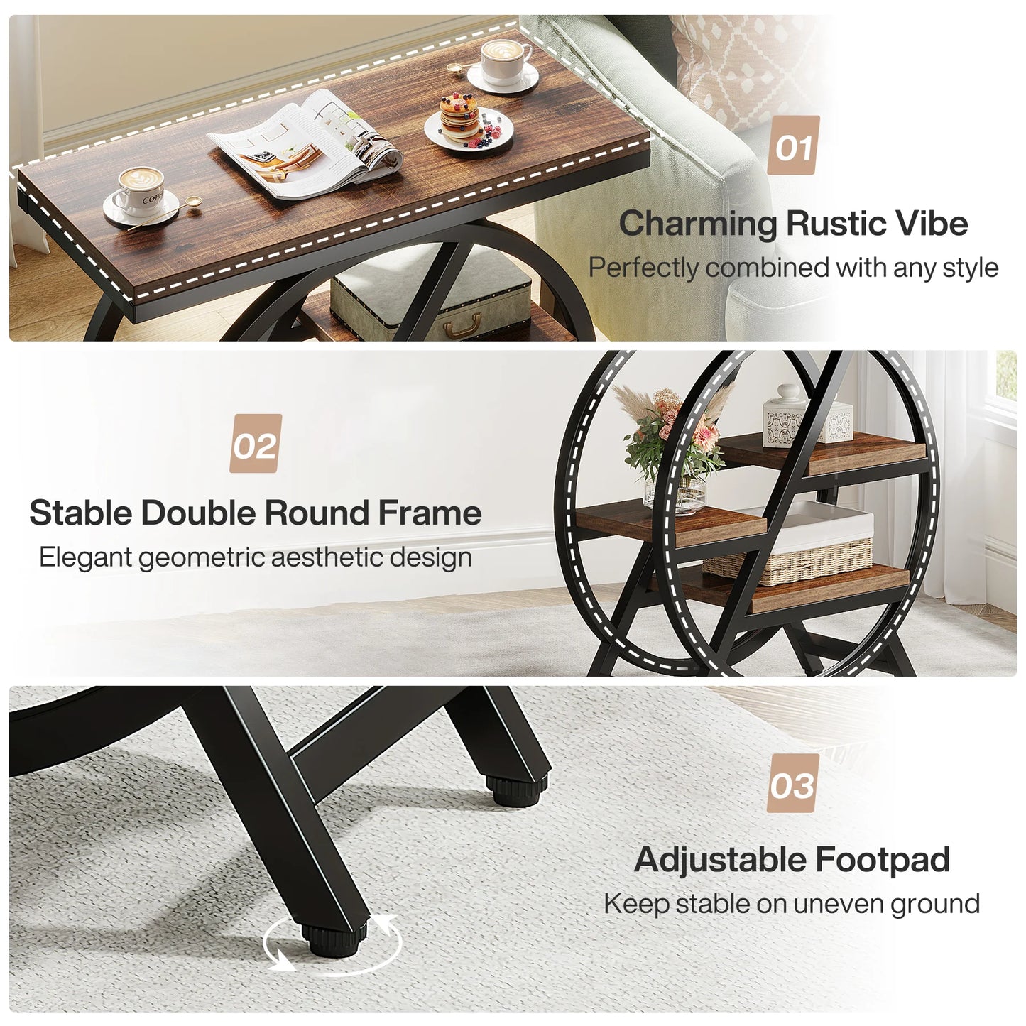 4-Tier End Table