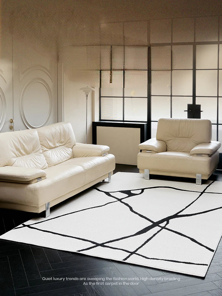 Modern Luxury Black & White Rugs