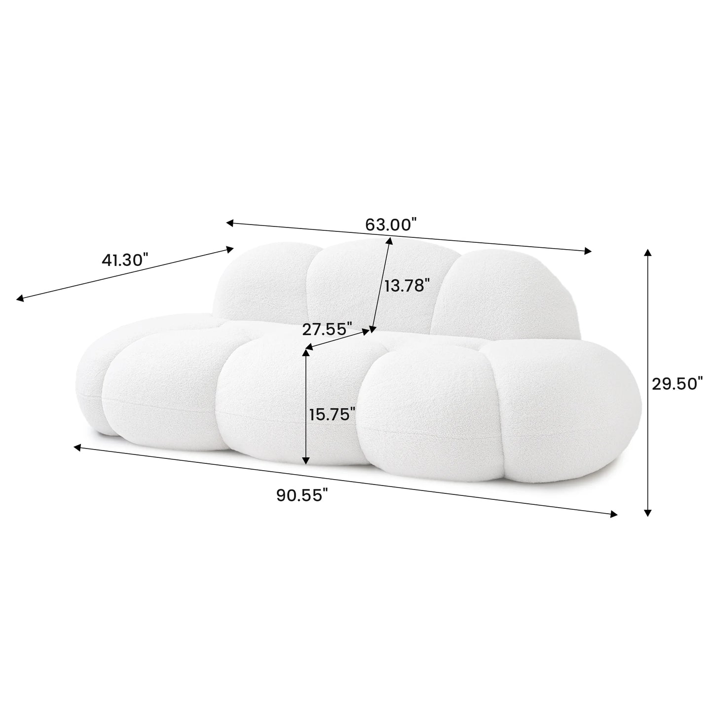 Modern Cloud Shaped Couch