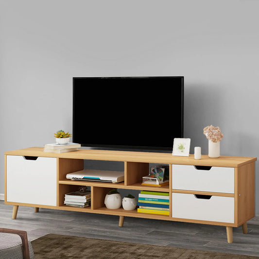 Minimalist Wooden Entertainment Center