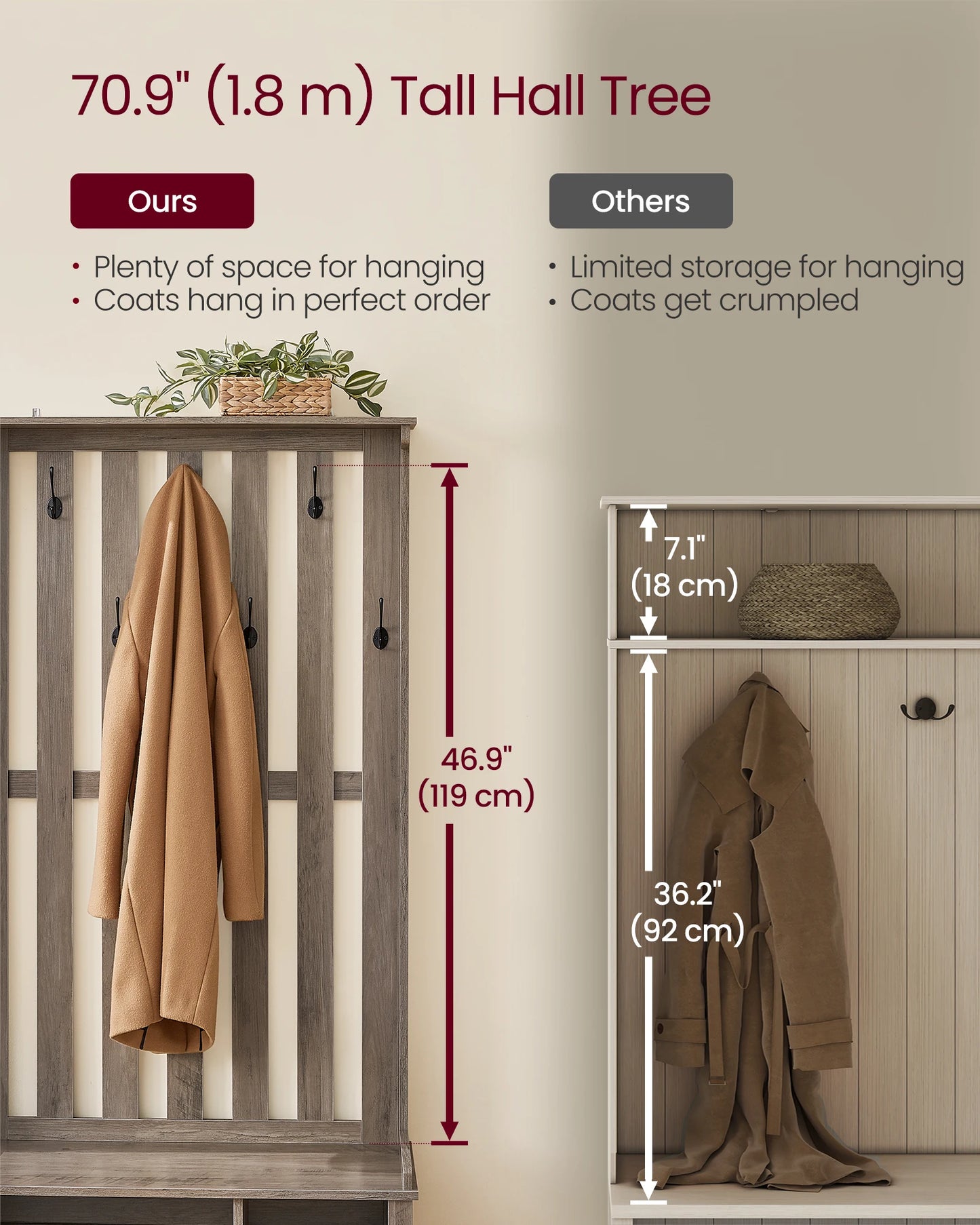 Modern Entryway Hall Tree