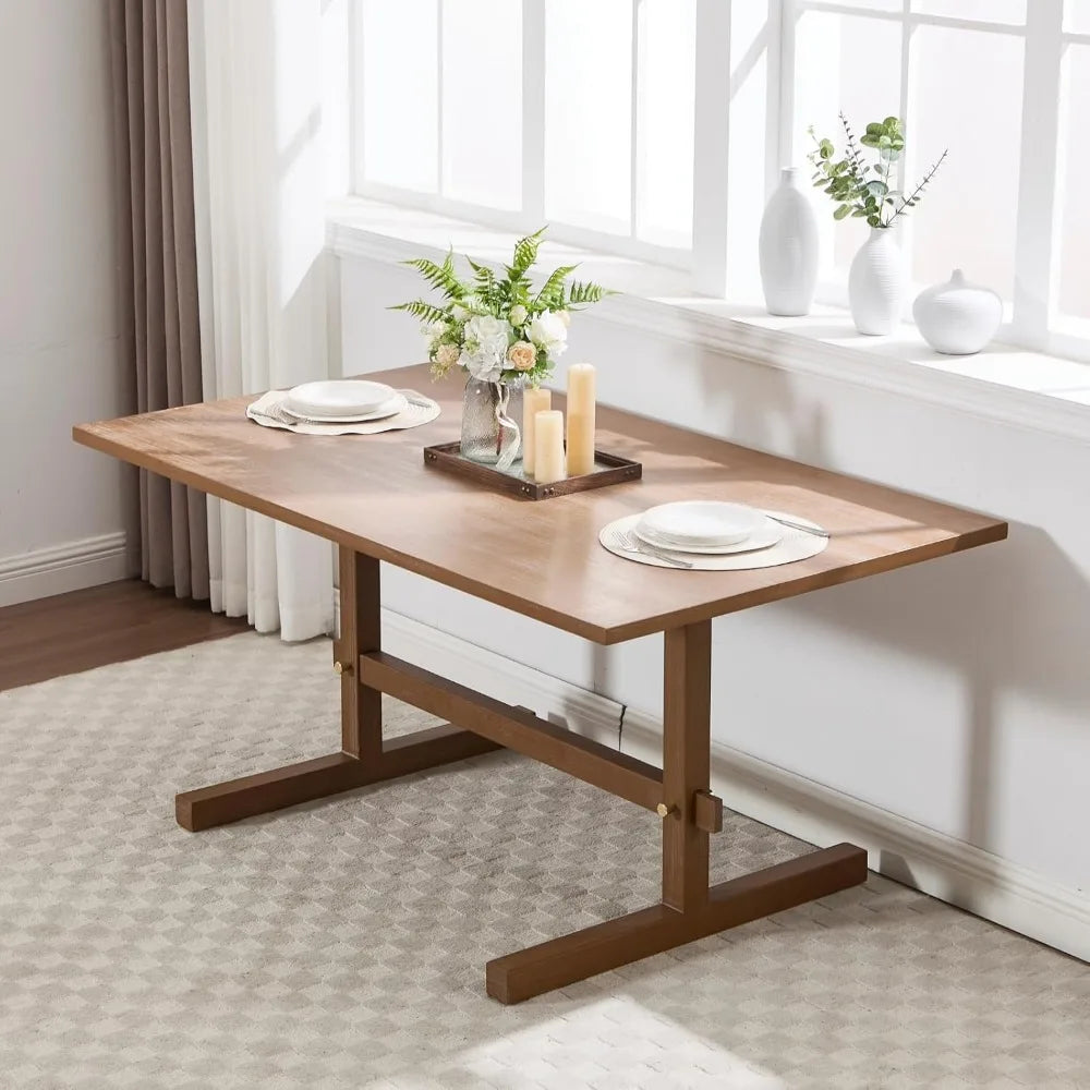 63" Farmhouse Dining Table