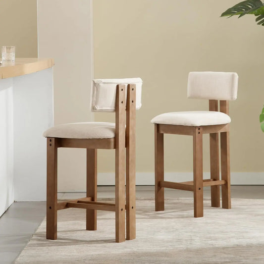 Mid Century Modern  Bar Stools Set Of 2