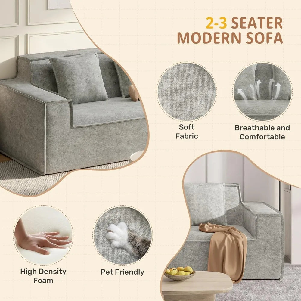 75'' Modern Loveseat Sofa