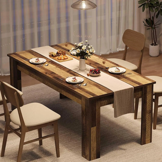 63" Farmhouse Dining Table