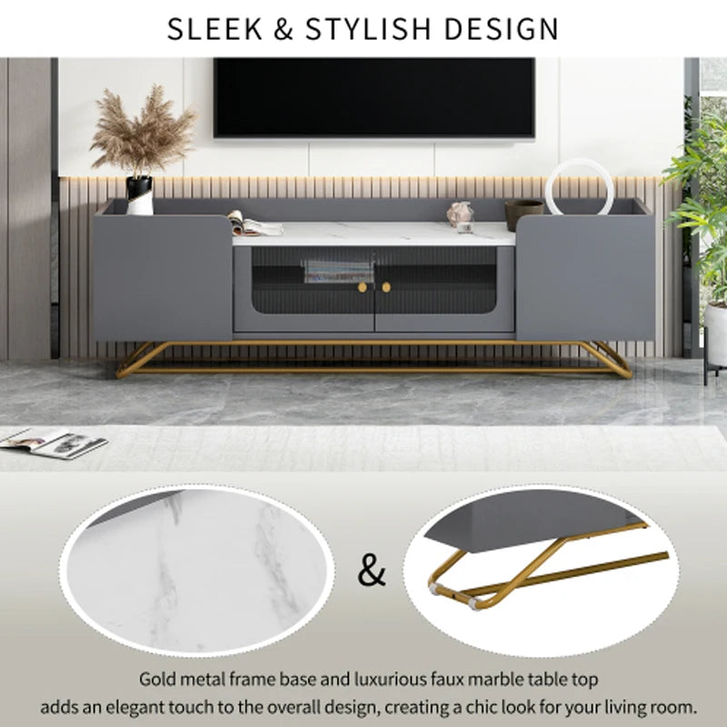 Sleek Contemporary Entertainment Center