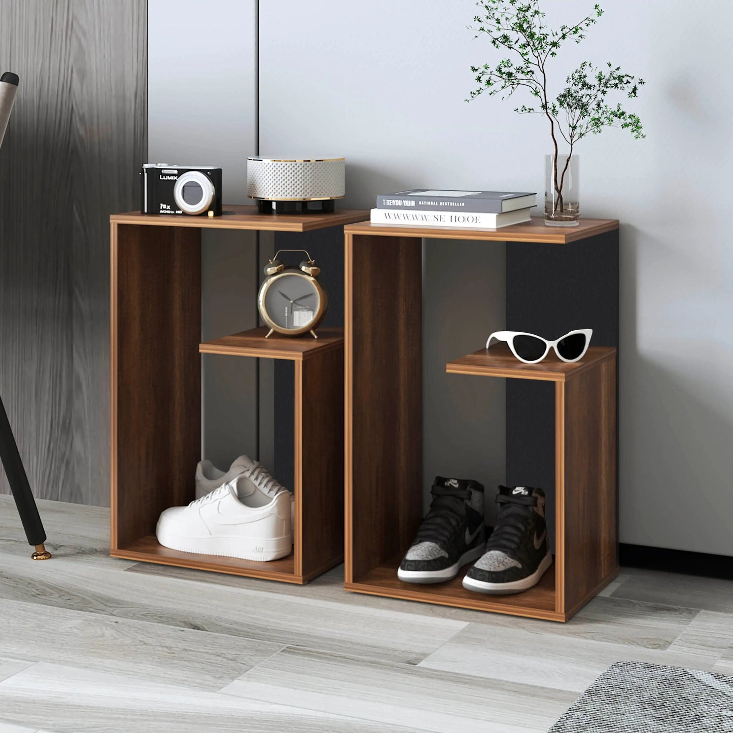 25" 3-Tier End Table