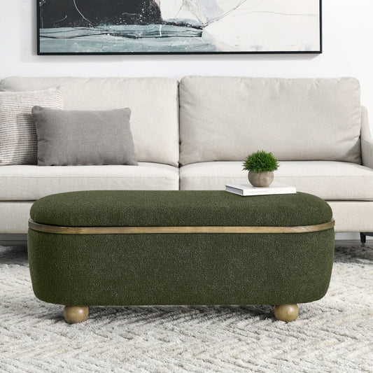 Upholstered Ottoman/Storage Bench