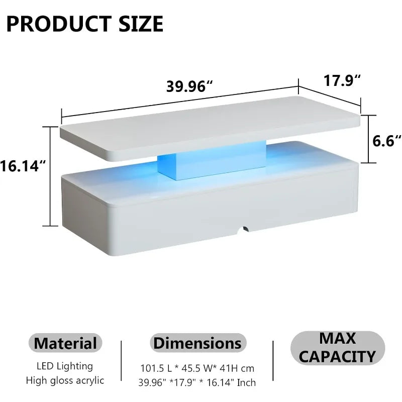 Modern LED Coffee Table