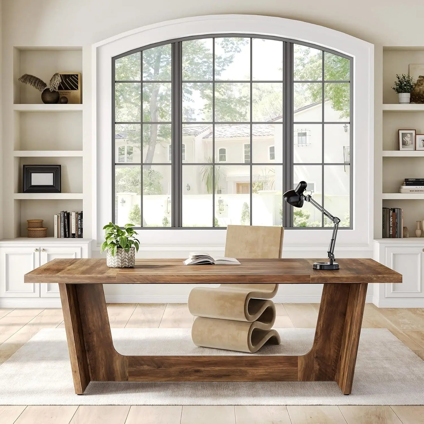 71" Modern Executive Desk