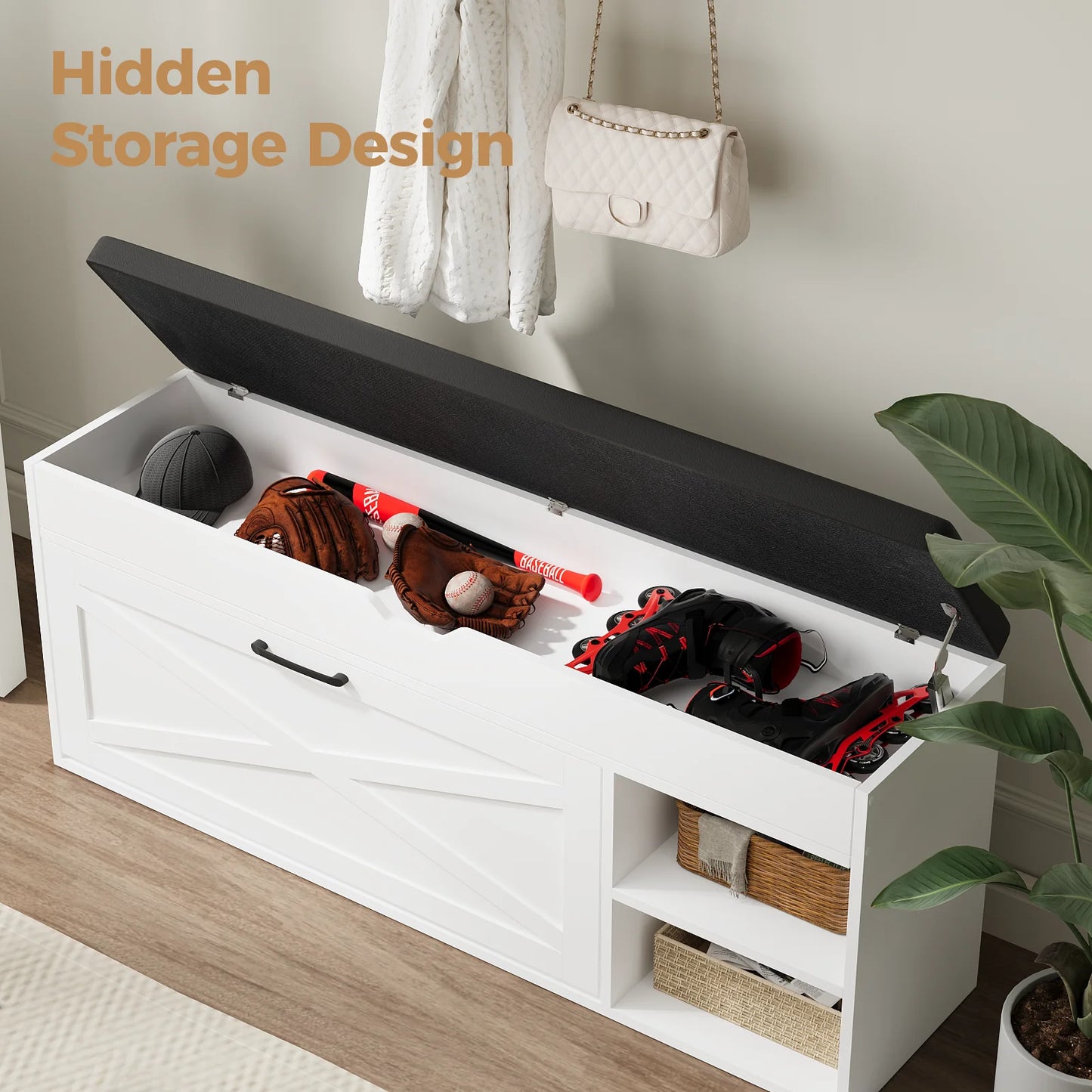 Shoe Bench & Cabinet