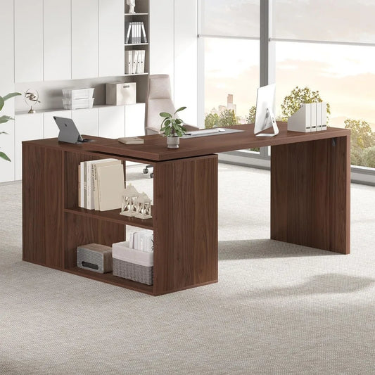 Rotating L Shaped Desk