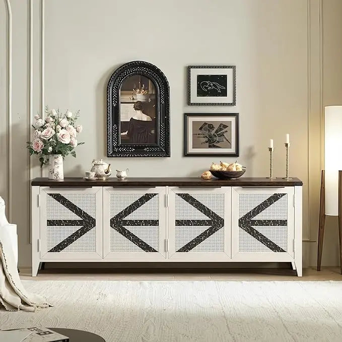 70" Rustic Farmhouse Entertainment Center