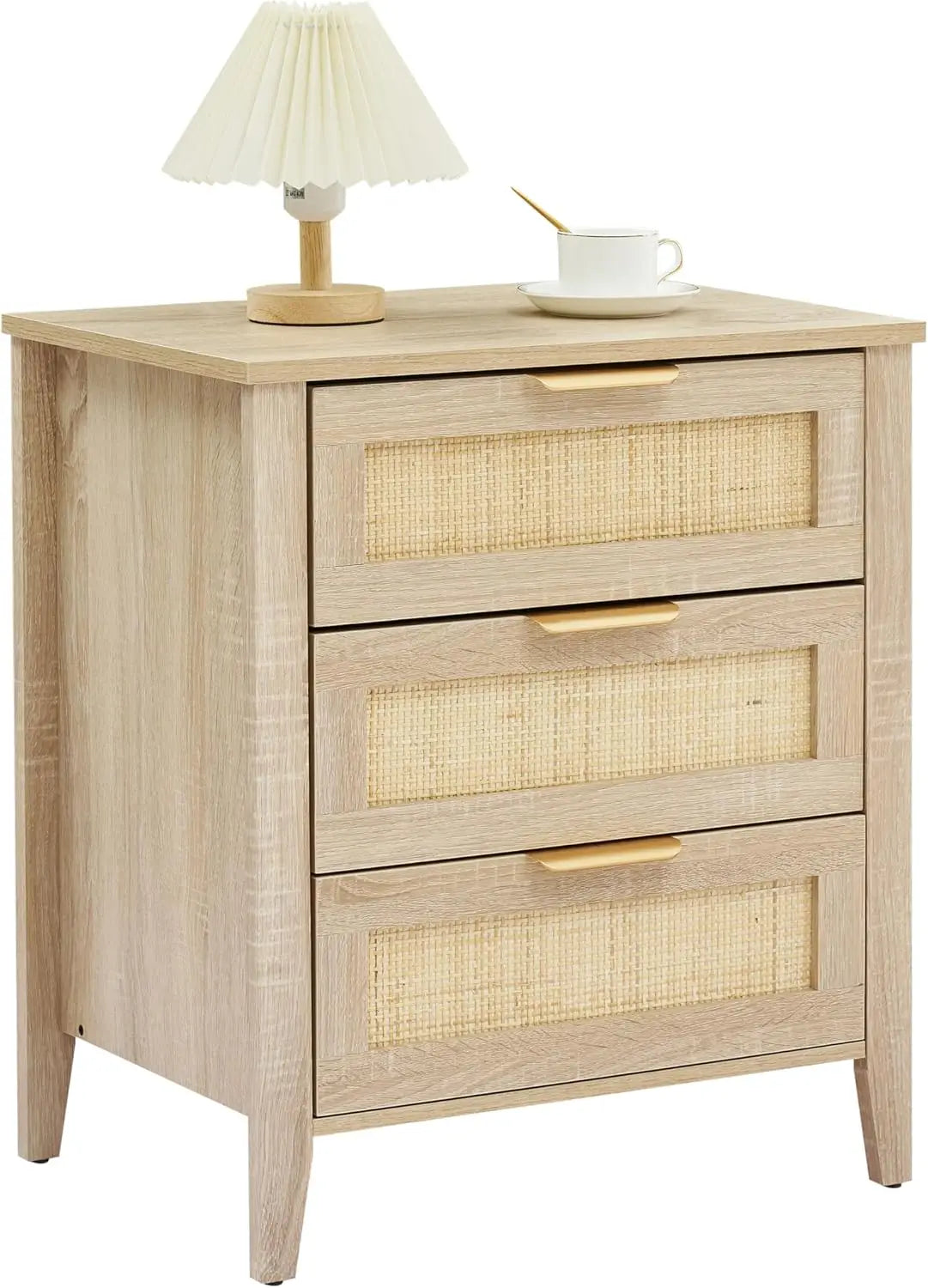 BOHO Rattan Nightstand