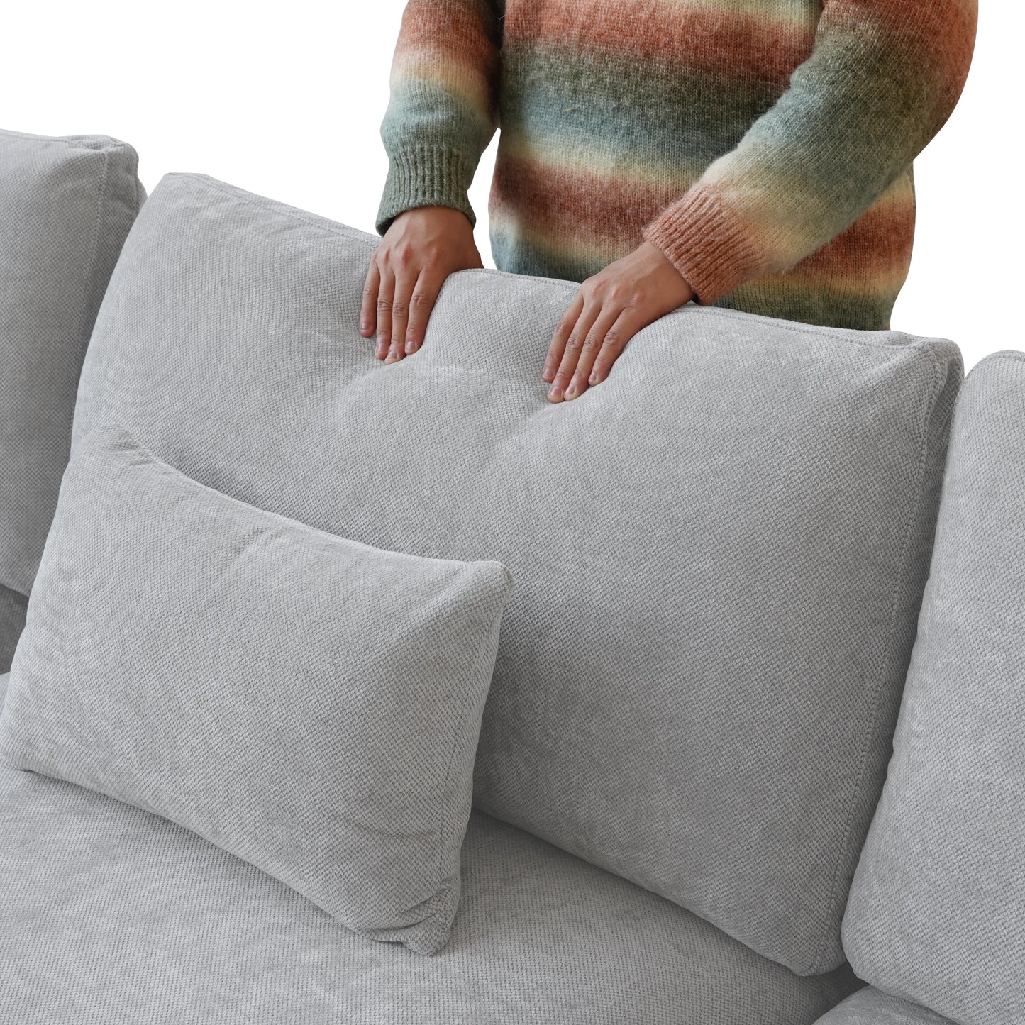 160" Modern U-Shaped Sectional Sofa