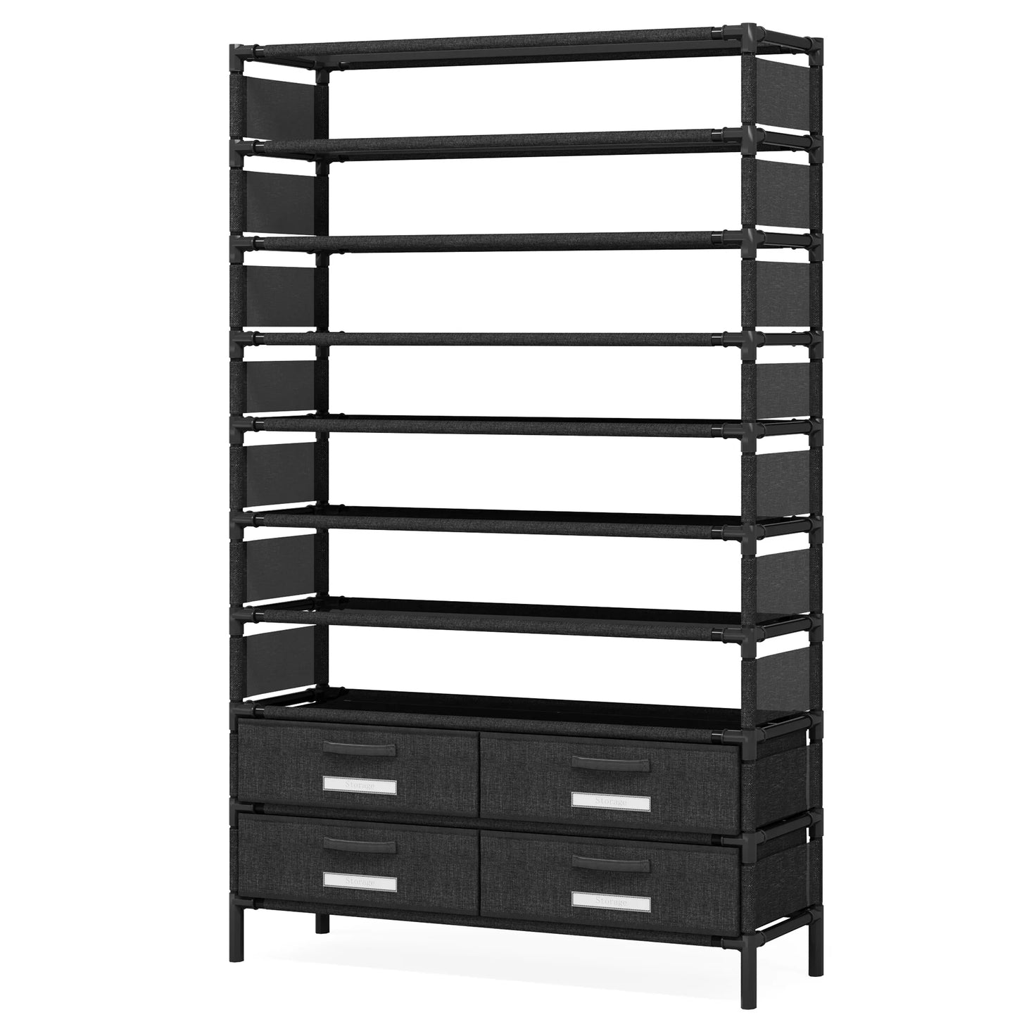 7-Tier Shoe Rack With 4 Drawers