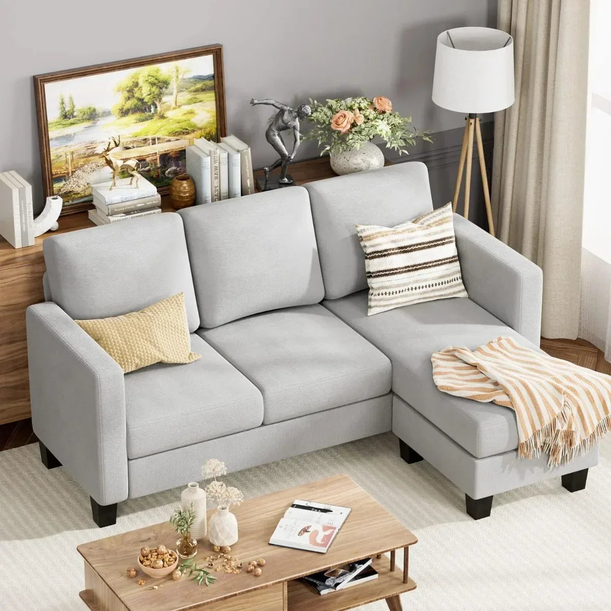 Light Gray Small Sofa